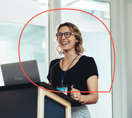 Woman at Computer
