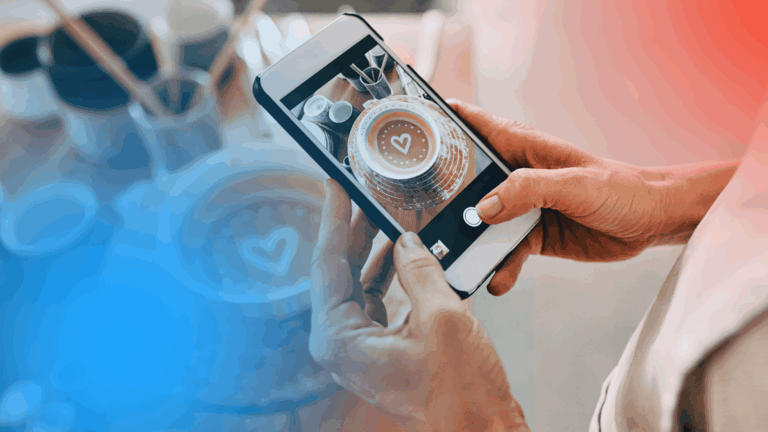 image of hands holding a phone to show how social media managers can use qwoted