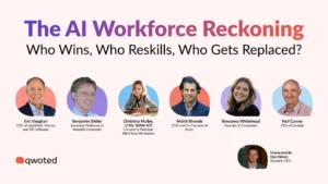 The AI Workforce Reckoning panel discussion with experts from the Qwoted network